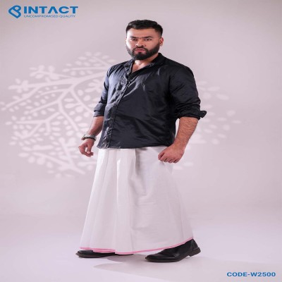 Luxurious White Color Lungi
