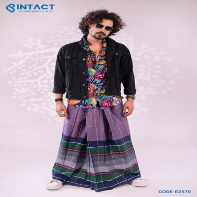 Intact Premium  Cotton Lungi