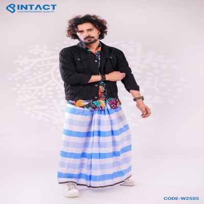 White Check Lungi Economy