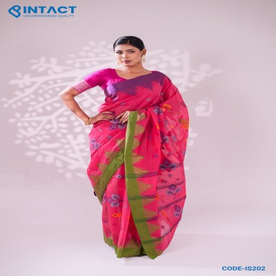 Dark Pink Manipuri Saree