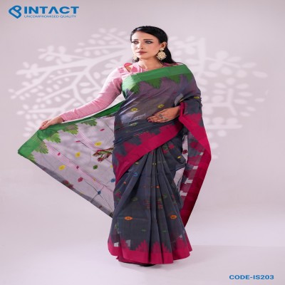 Premium Ash Manipuri Saree