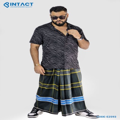 Intact Multicolor Check Lungi- Economy