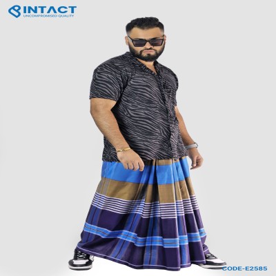Multicolor  Cotton  Check Lungi